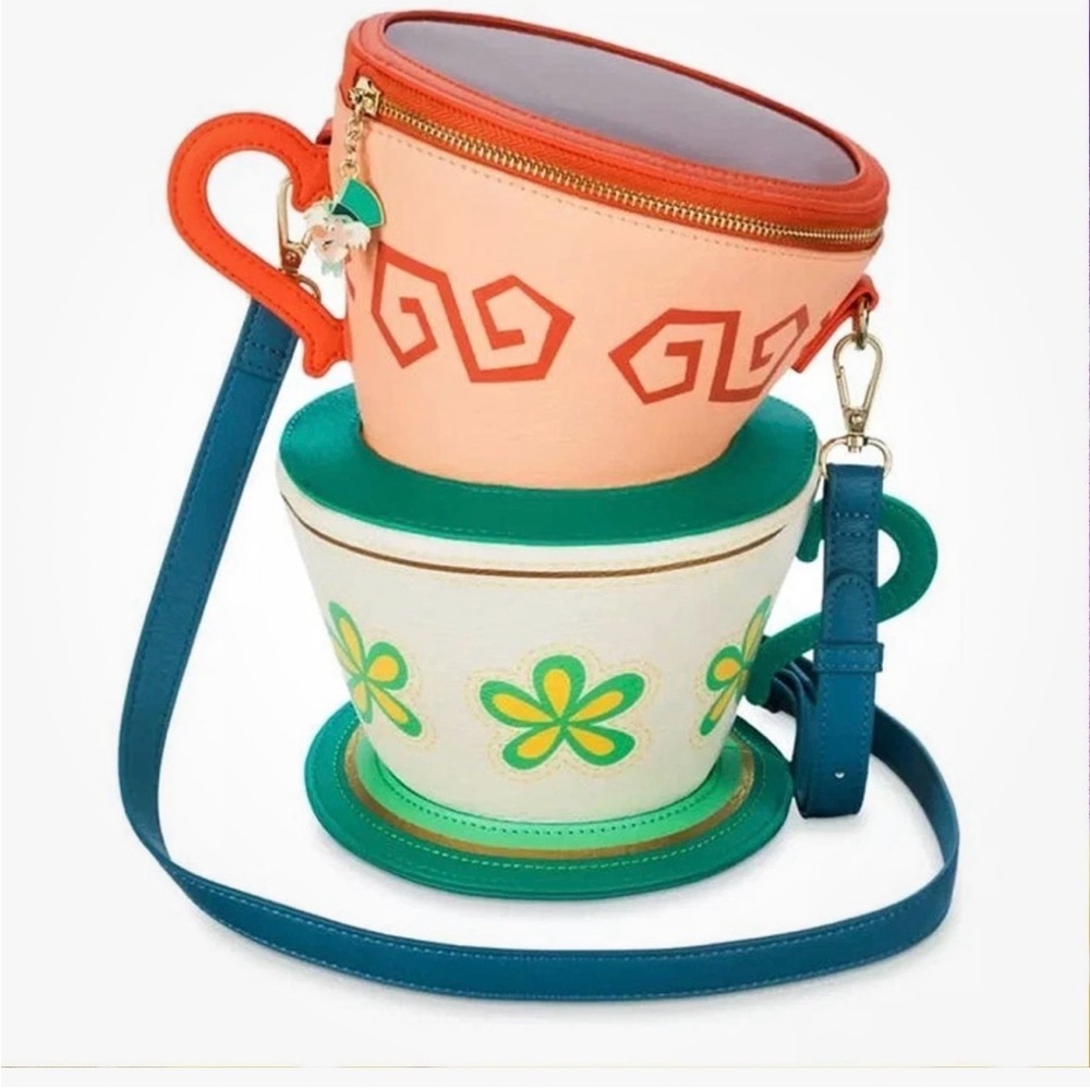 Disney Parks Loungefly Mad Hatter Tea Cup Party Backpack Alice In Wonderland